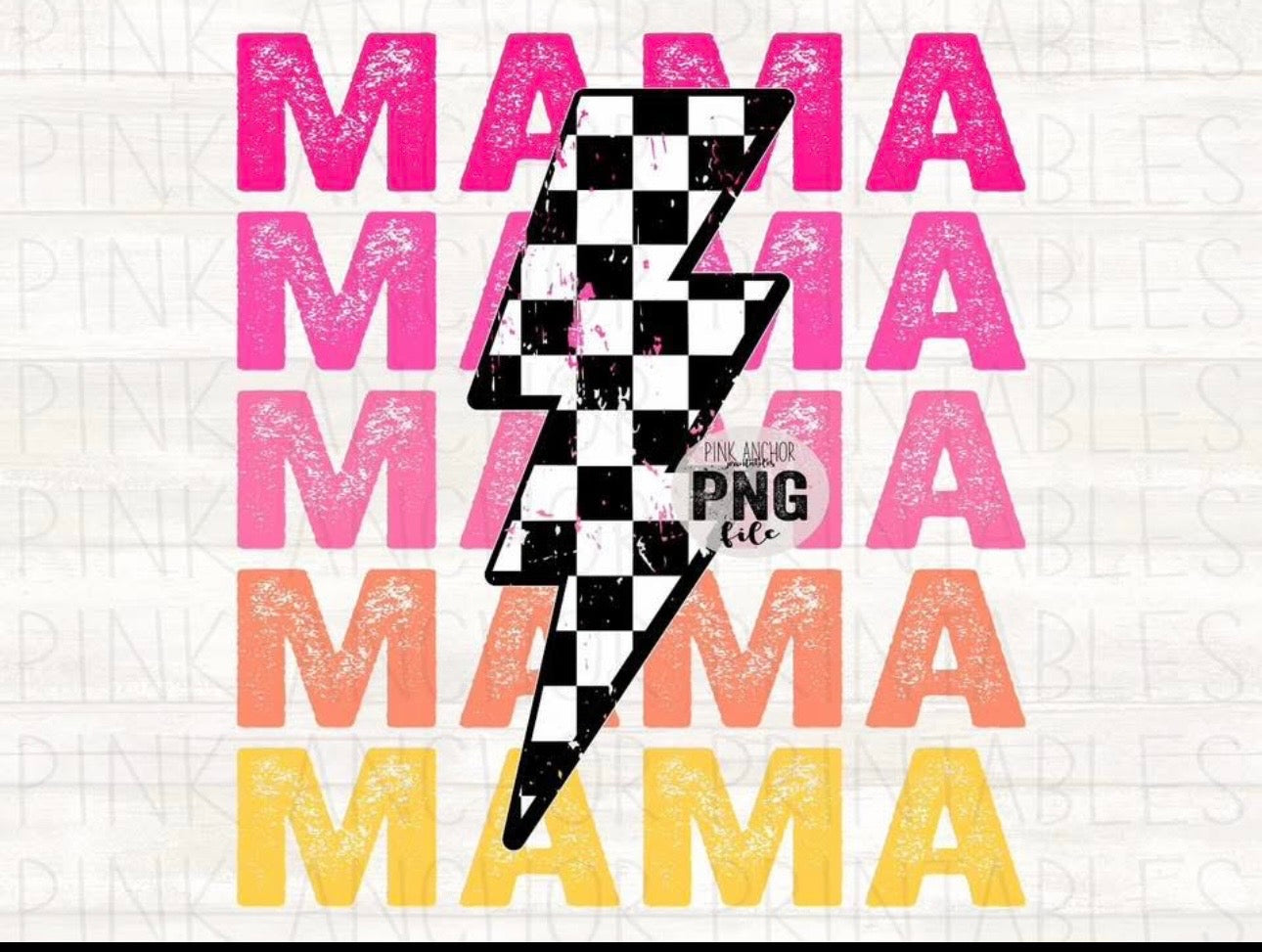 Lighting bolt Mama t-shirt