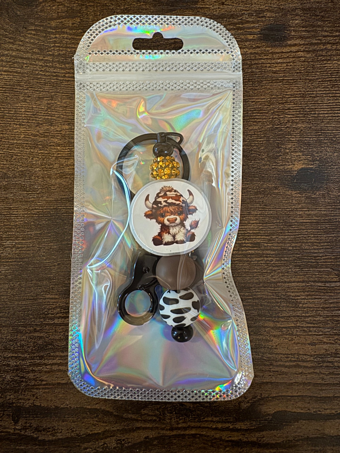 Cow Keychain