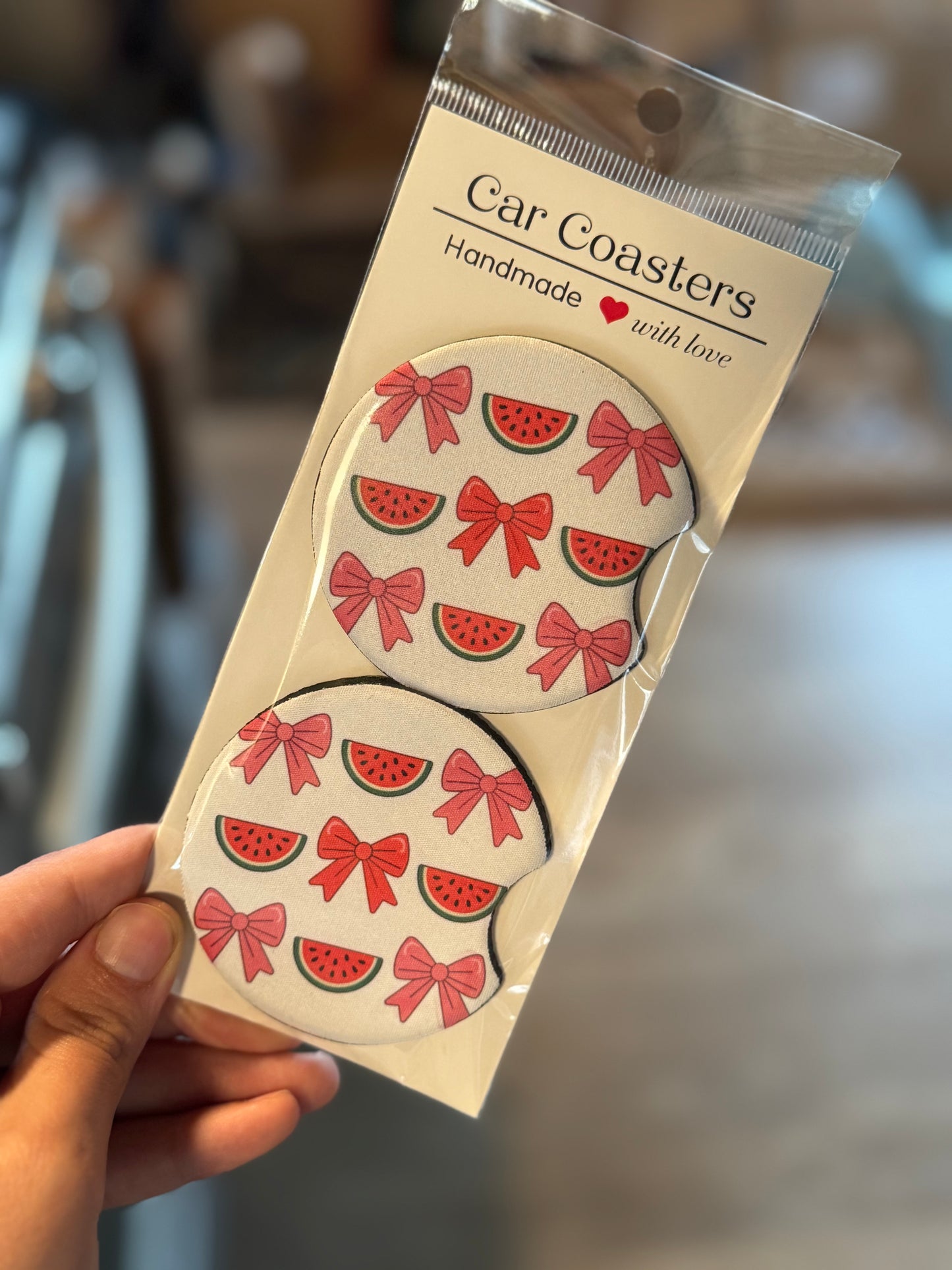 Watermelon Bow Coaster