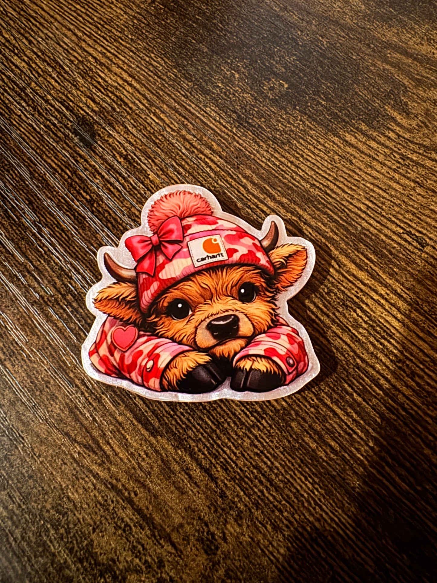 Pink Cow Magnet