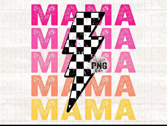 Lighting bolt Mama t-shirt