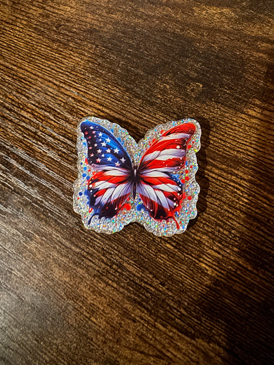 USA Butterfly Magnet