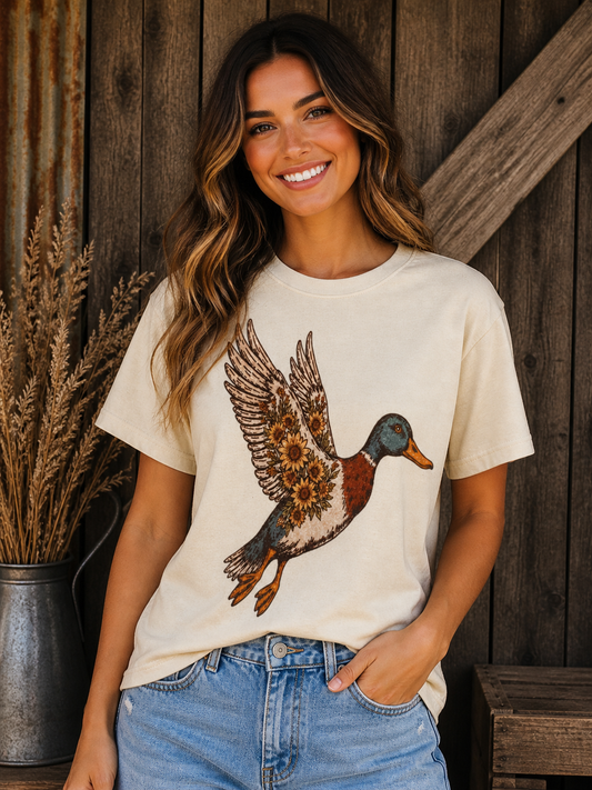 Sunflower duck tshirt
