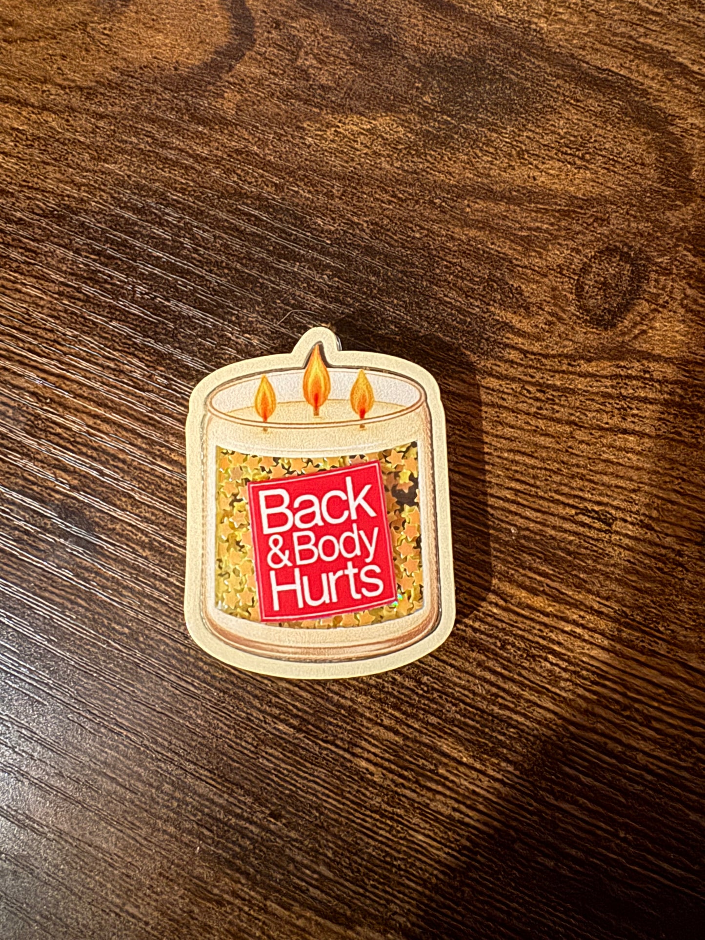Back Hurts Shaker Magnet