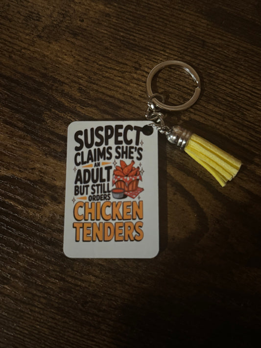 Chicken Tender Suspect Keychain